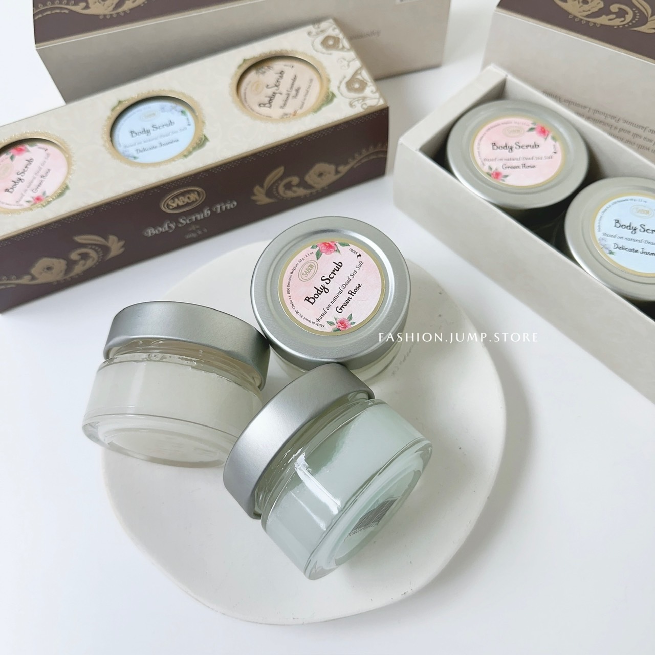 （現貨）SABON 身體磨砂膏3件組 60g*3