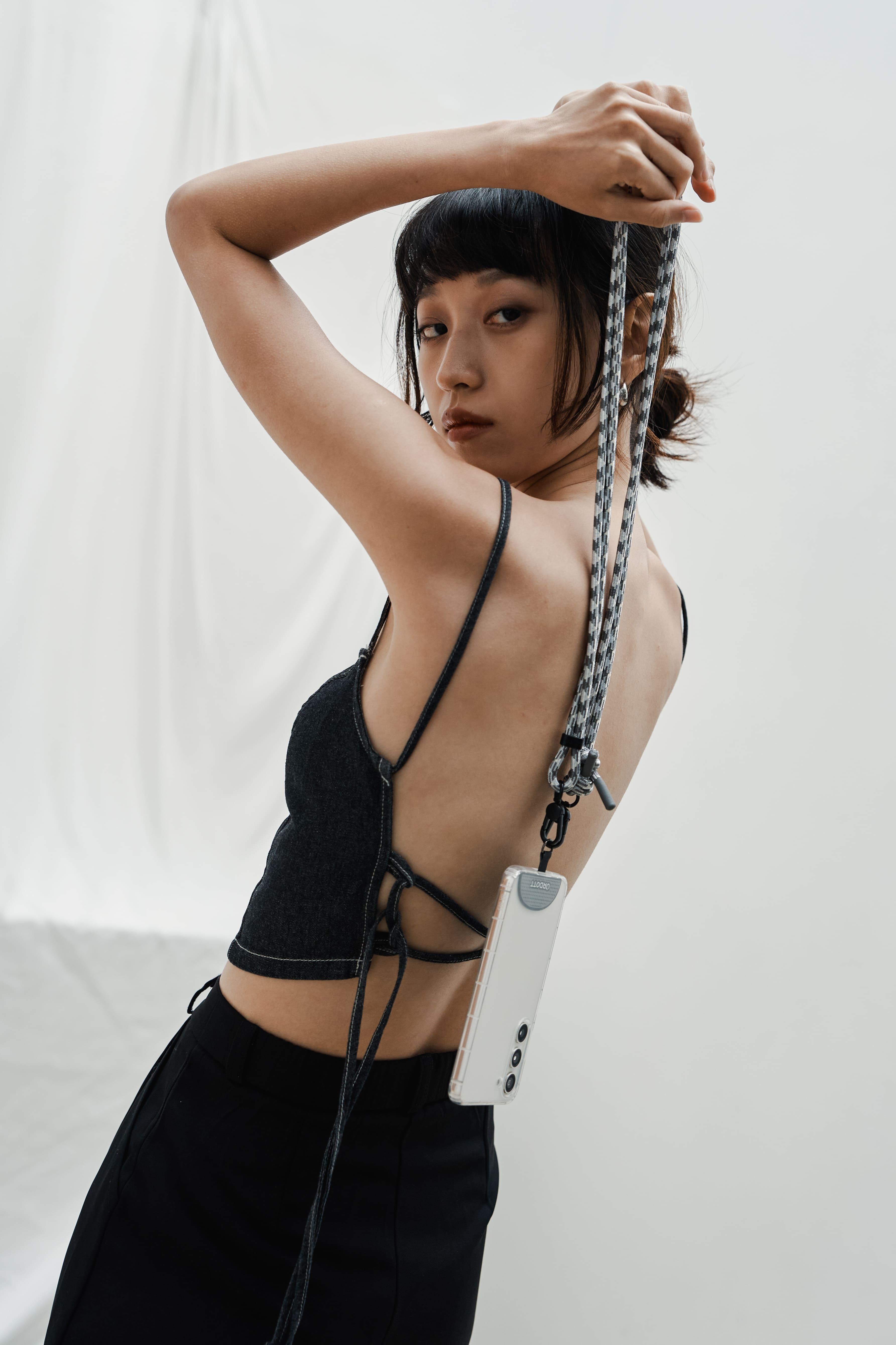 2Way Strap 6mm 灰色多功能背帶