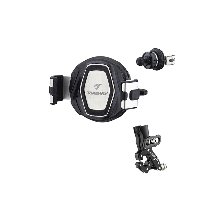 【限時折扣】TAKEWAY 黑隼2 機車手機架 手機座