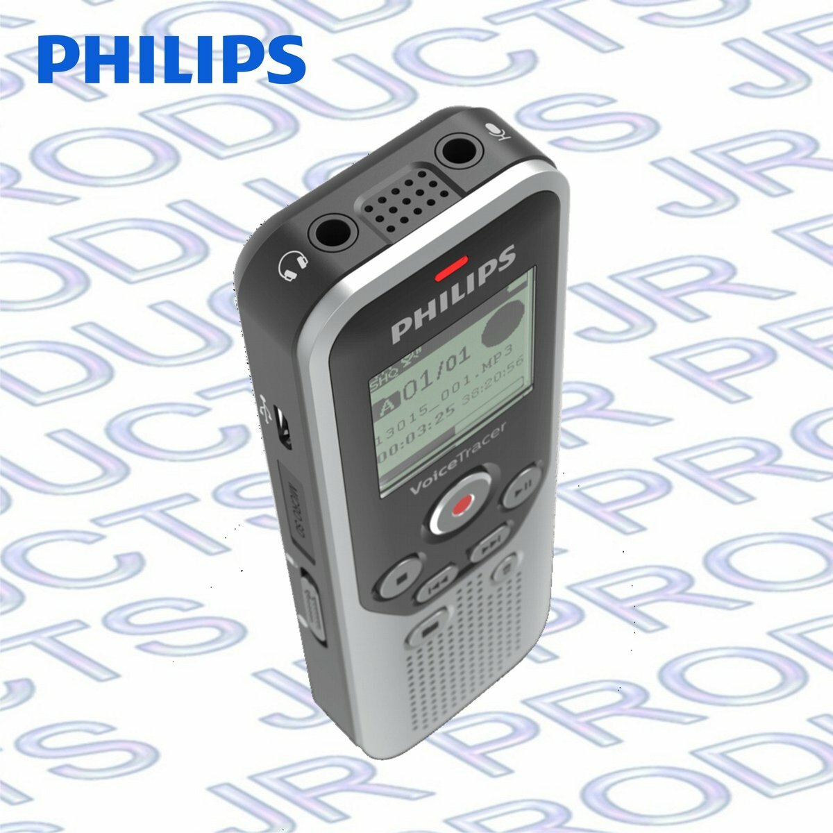 飛利浦 - Philips DVT1250 數碼錄音筆, 內置8GB, 580小時《香港行貨》《1年保養》- 1 部