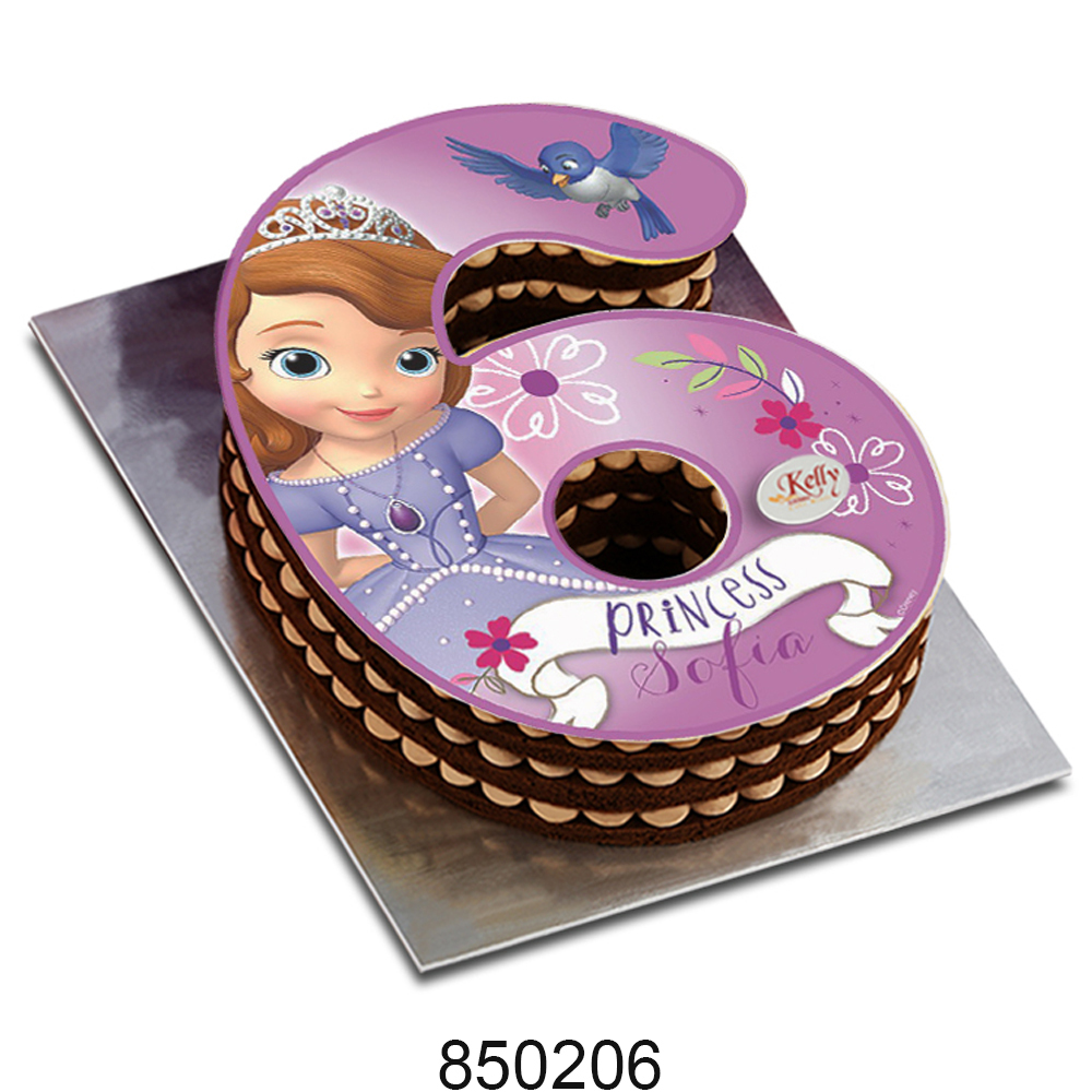 No. 6 Sofia Edible Image Cake