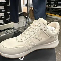 [S] DKNY OAKS LOGO LACE UP,FAUX SUE/NYLON BONE, K1472129-BNE (SD939)