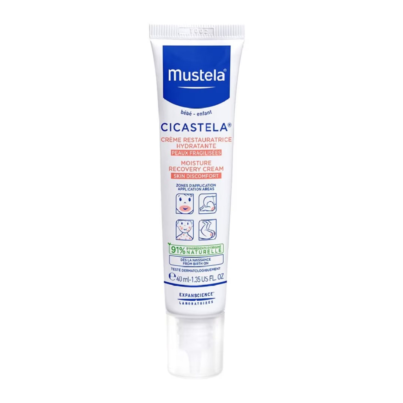 Mustela Cicastela Moisture Recovery Cream (40mL/Tube)