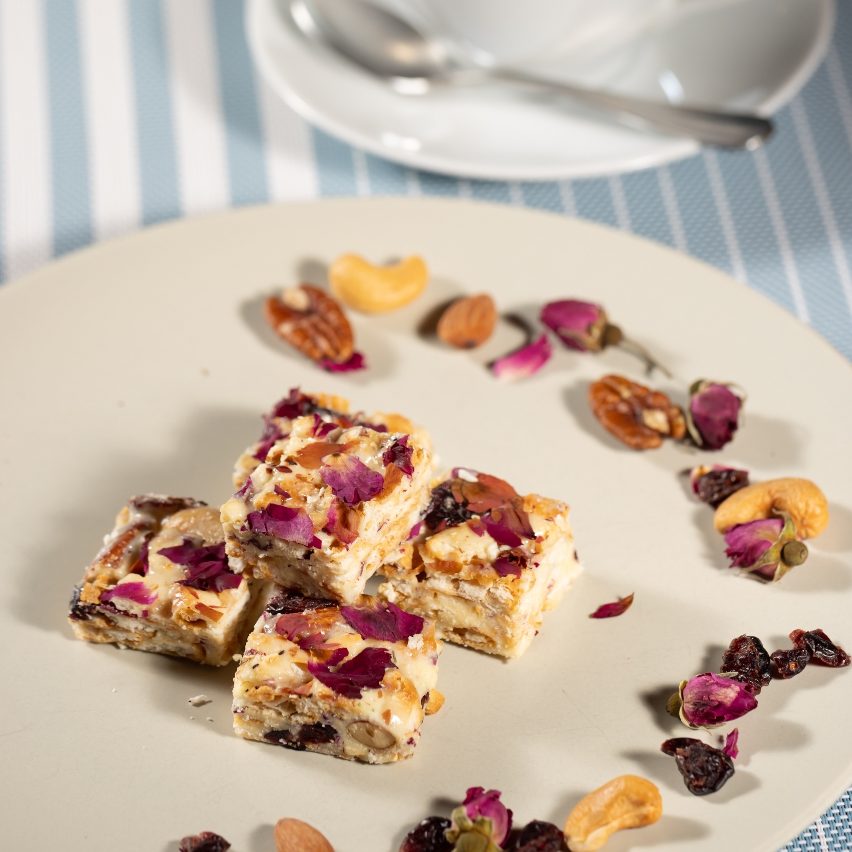 博愛Café 手工雪花酥(含果仁或果乾)-玫瑰