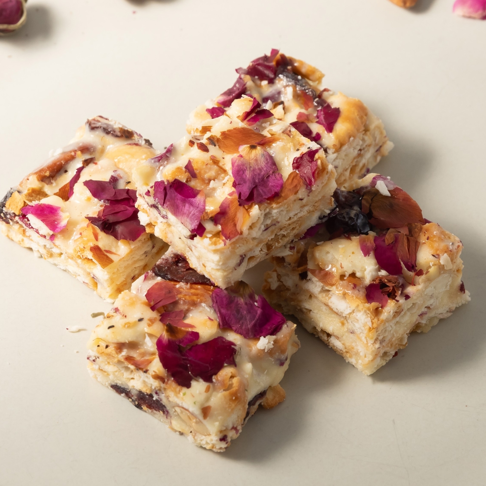 博愛Café 手工雪花酥(含果仁或果乾)-玫瑰