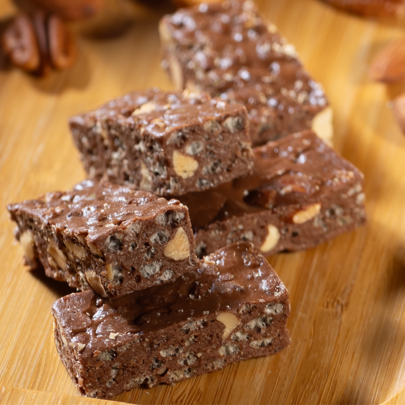 博愛Café 手工鳥結糖(含果仁)- 朱古力