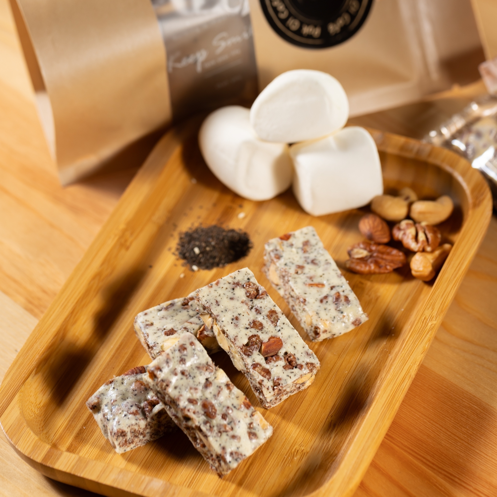 博愛Café 手工鳥結糖(含果仁)- 伯爵茶