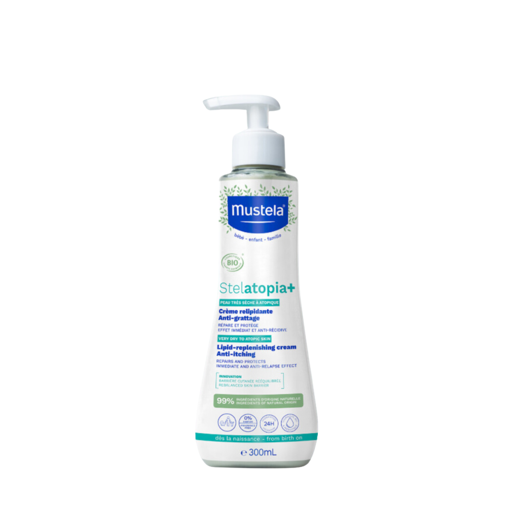 Mustela Stelatopia+ Lipid Replenishing Cream Anti-itching 300ml