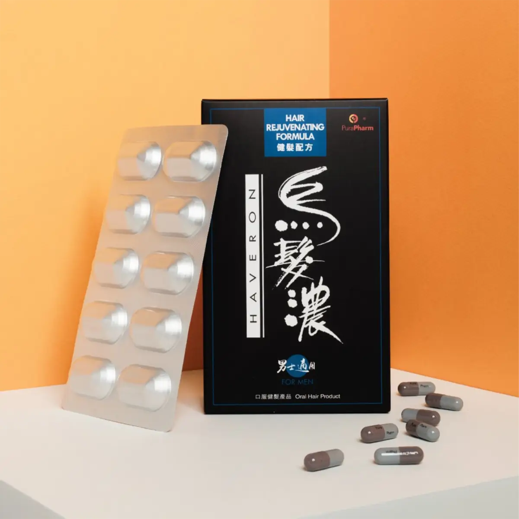 Haveron® Hair Rejuvenating Formula For Men 60's (Expiry Date: 5-7-2026)