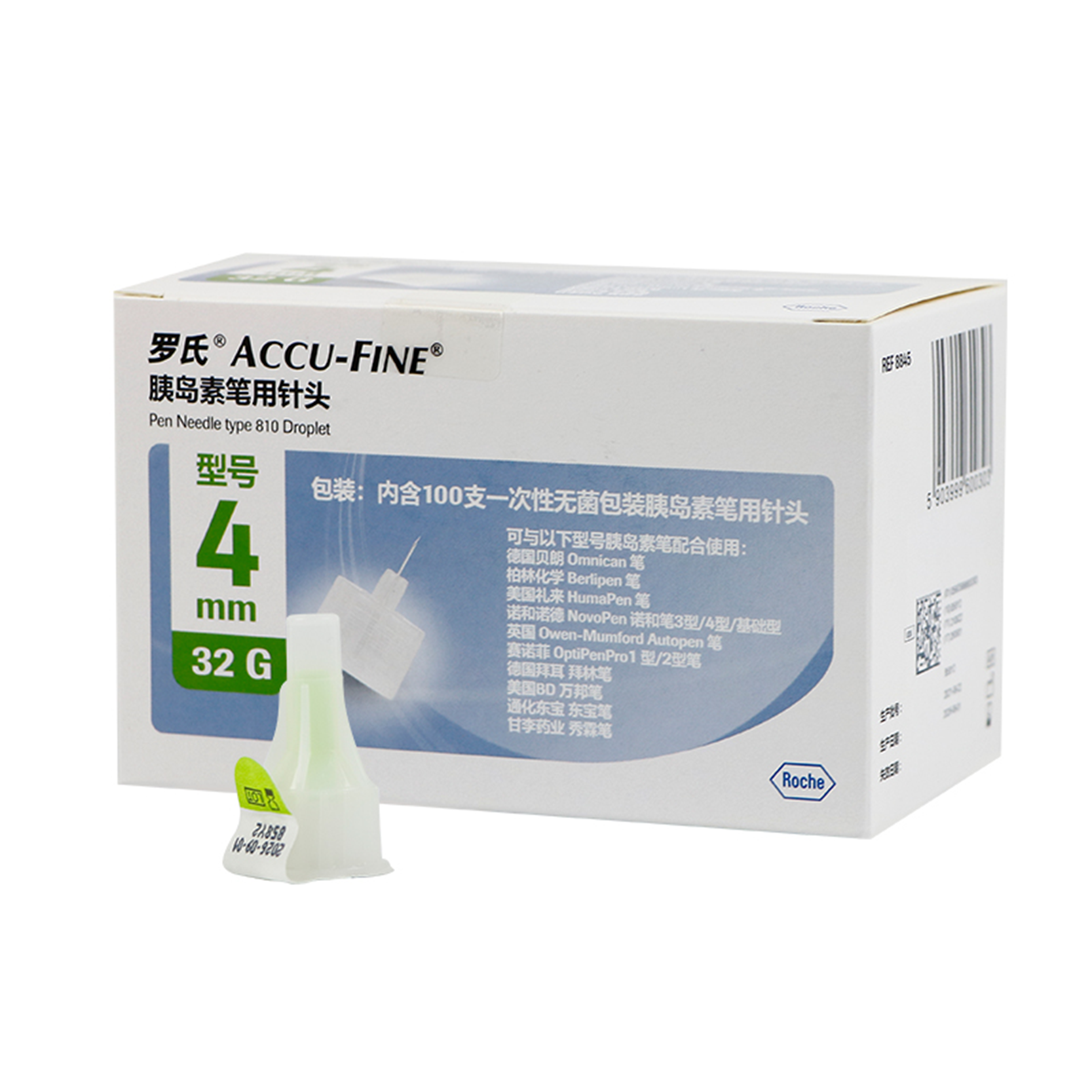 Accu-Fine Insulin Pen Needle 32G 4mm 100pcs