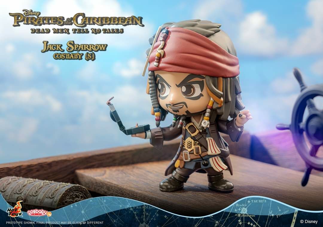 Hot Toys Pirates of the Caribbean Jack Sparrow Cosbaby