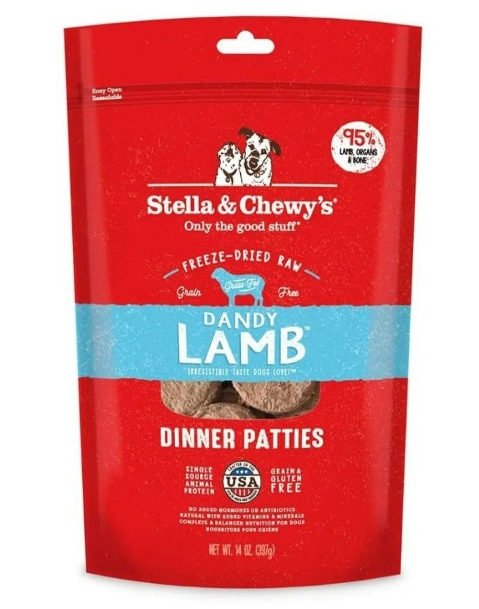 Stella & Chewy's 凍乾生肉主糧系列 羊肉配方．5.5oz/14oz/25oz