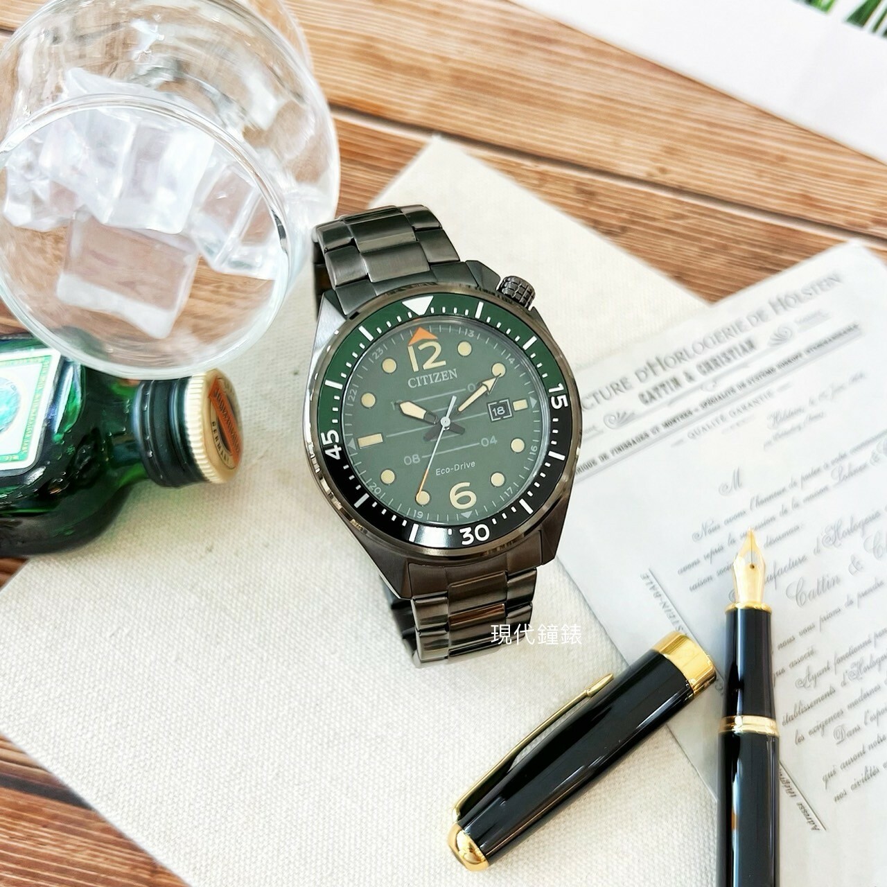 【CITIZEN星辰】GENTS 光動能夜光時標不鏽鋼潮男腕錶 AW1717-81X 44mm 現代鐘錶