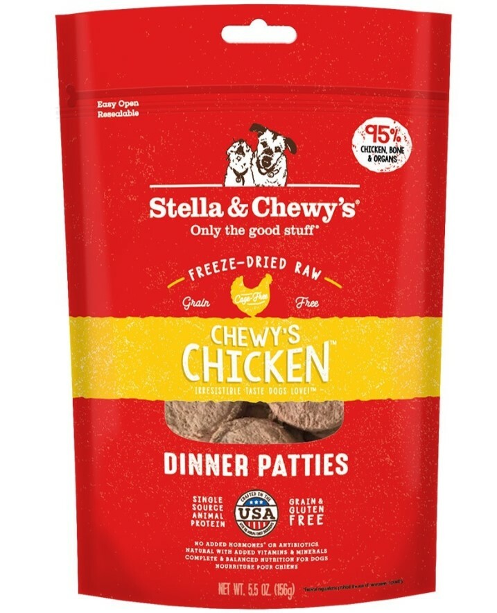 Stella & Chewy's 凍乾生肉主糧系列 雞肉配方．5.5oz/14oz/25oz