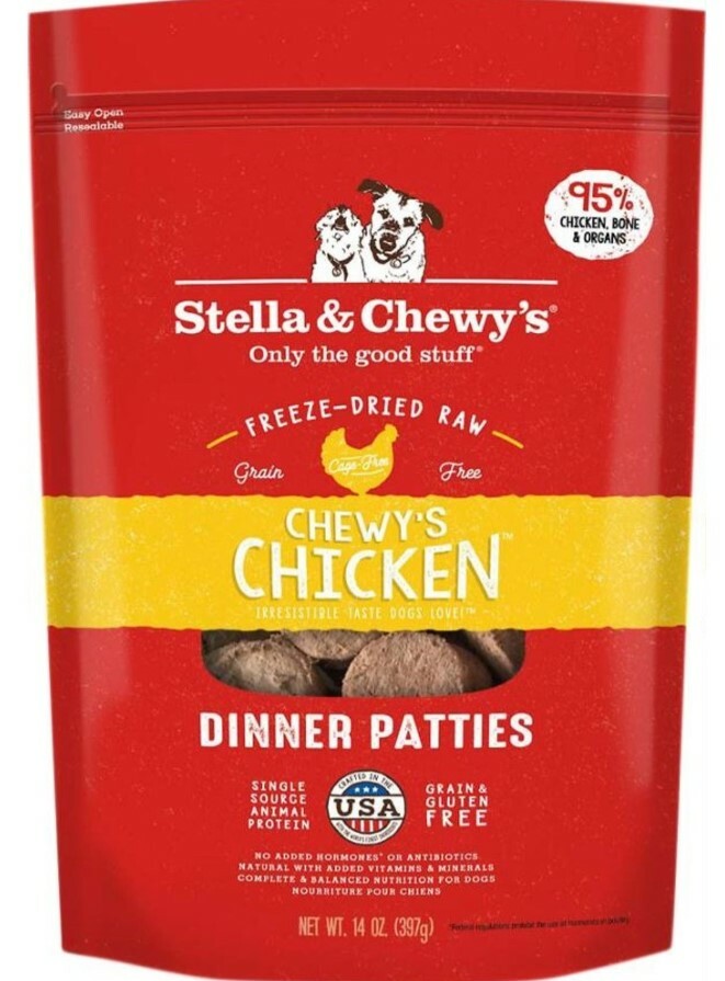 Stella & Chewy's 凍乾生肉主糧系列 雞肉配方．5.5oz/14oz/25oz