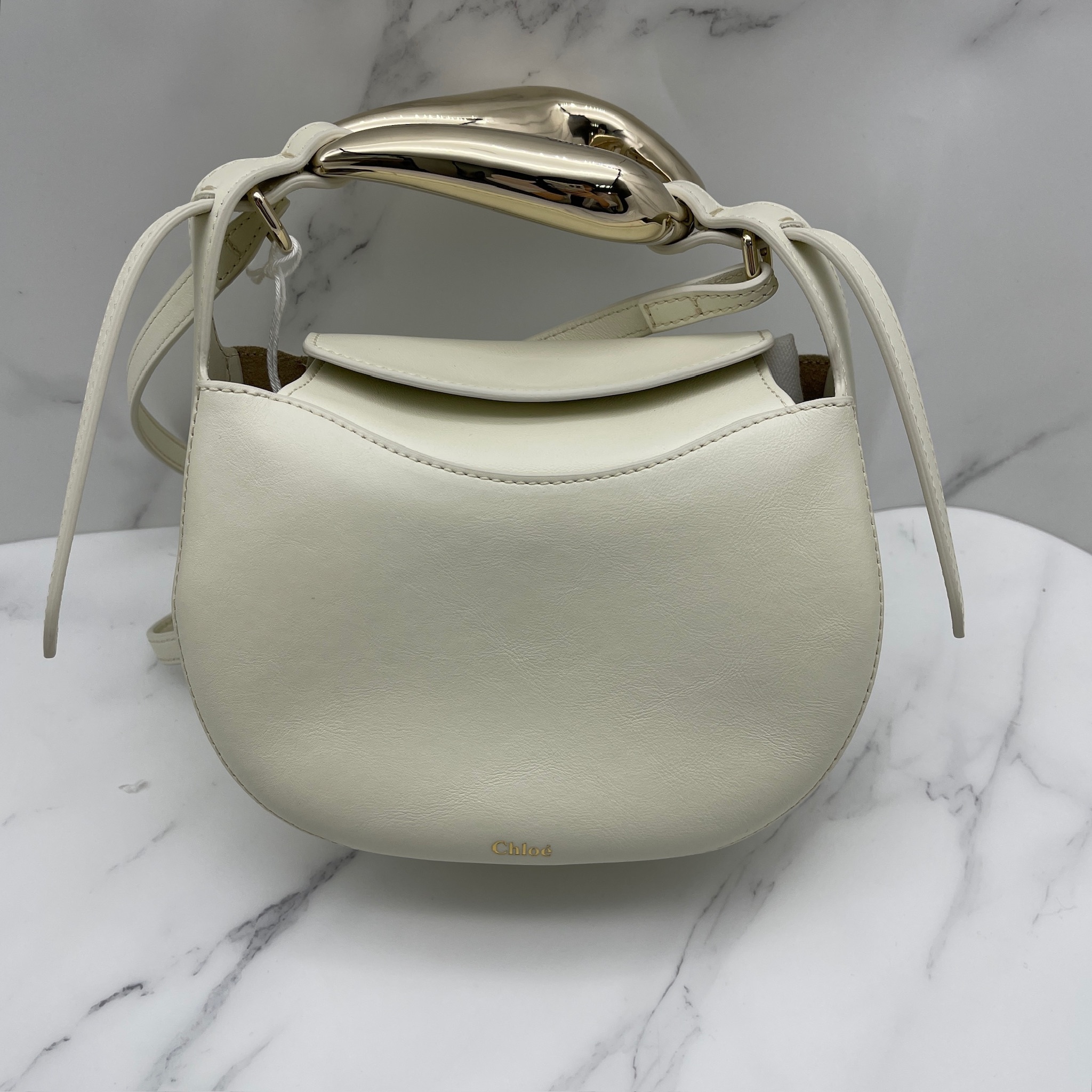Chloe kiss small bag (natural white)