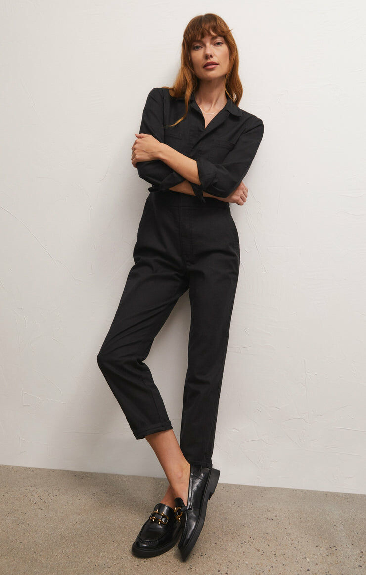 Monday Jumpsuit 天絲黑色連身褲