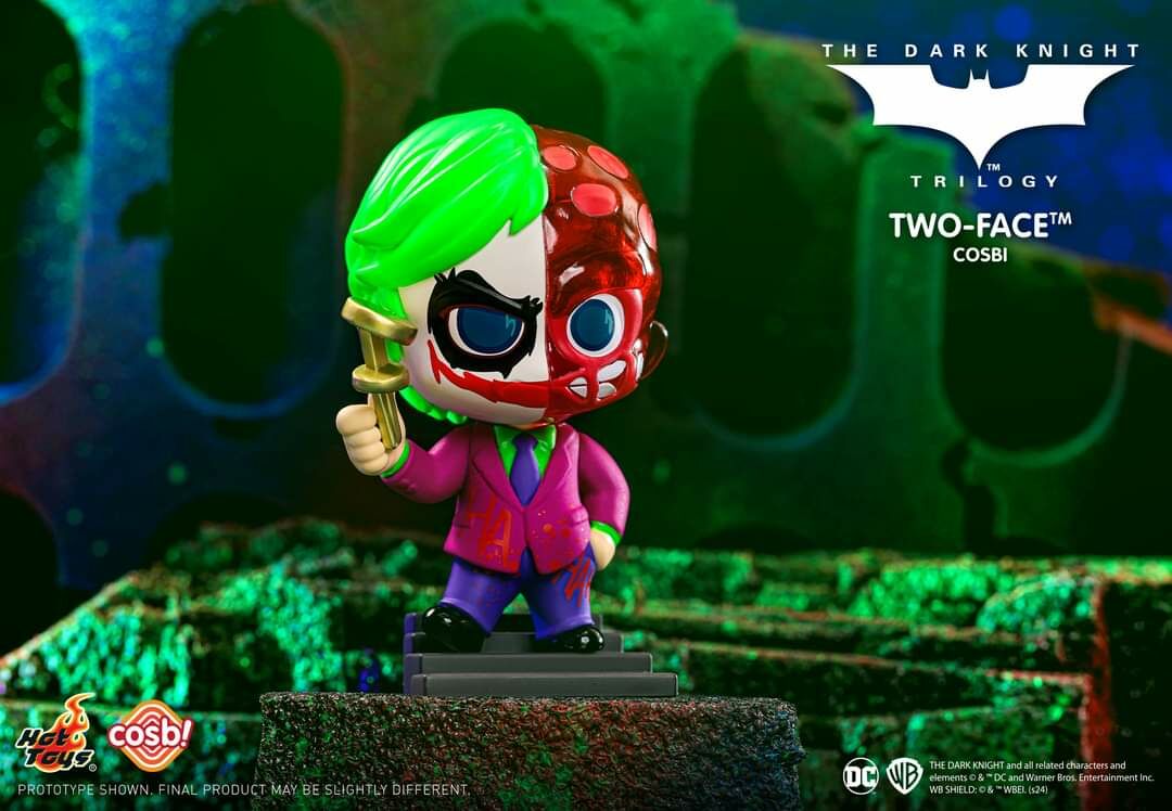 The Dark Knight Trilogy Cosbi Mini Figure The Joker (Bank Robber) 8 cm
