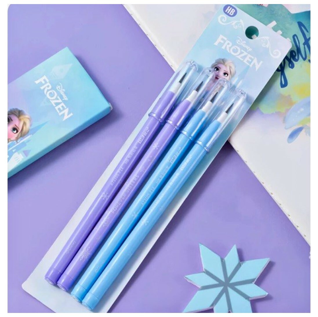 迪士尼 魔雪奇緣 - 4P免刨鉛筆