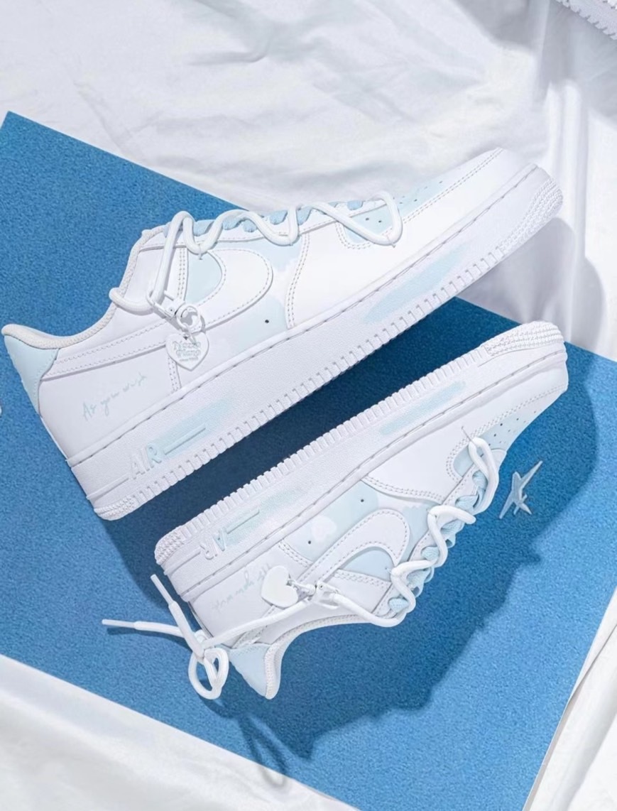 NIKE AIR FORCE 1 LOW 心語心願 訂製款 休閒鞋 CW2288111(TeamS-心語心願男S-BOX)/DH2920111(TeamS-心語心願女S-BOX)