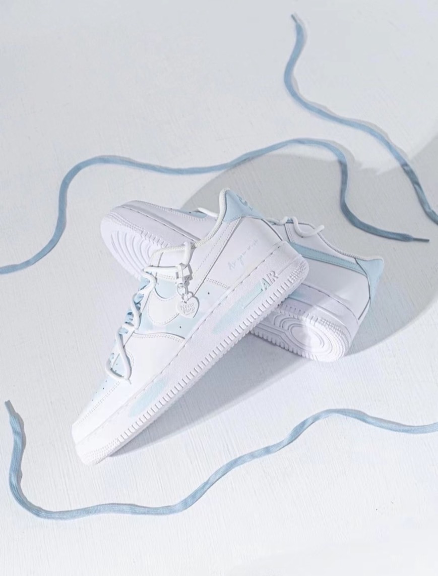 NIKE AIR FORCE 1 LOW 心語心願 訂製款 休閒鞋 CW2288111(TeamS-心語心願男S-BOX)/DH2920111(TeamS-心語心願女S-BOX)