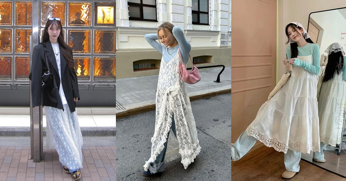 浪漫復古風潮回歸,  今年夏季必備的潮流元素-蕾絲、蝴蝶結