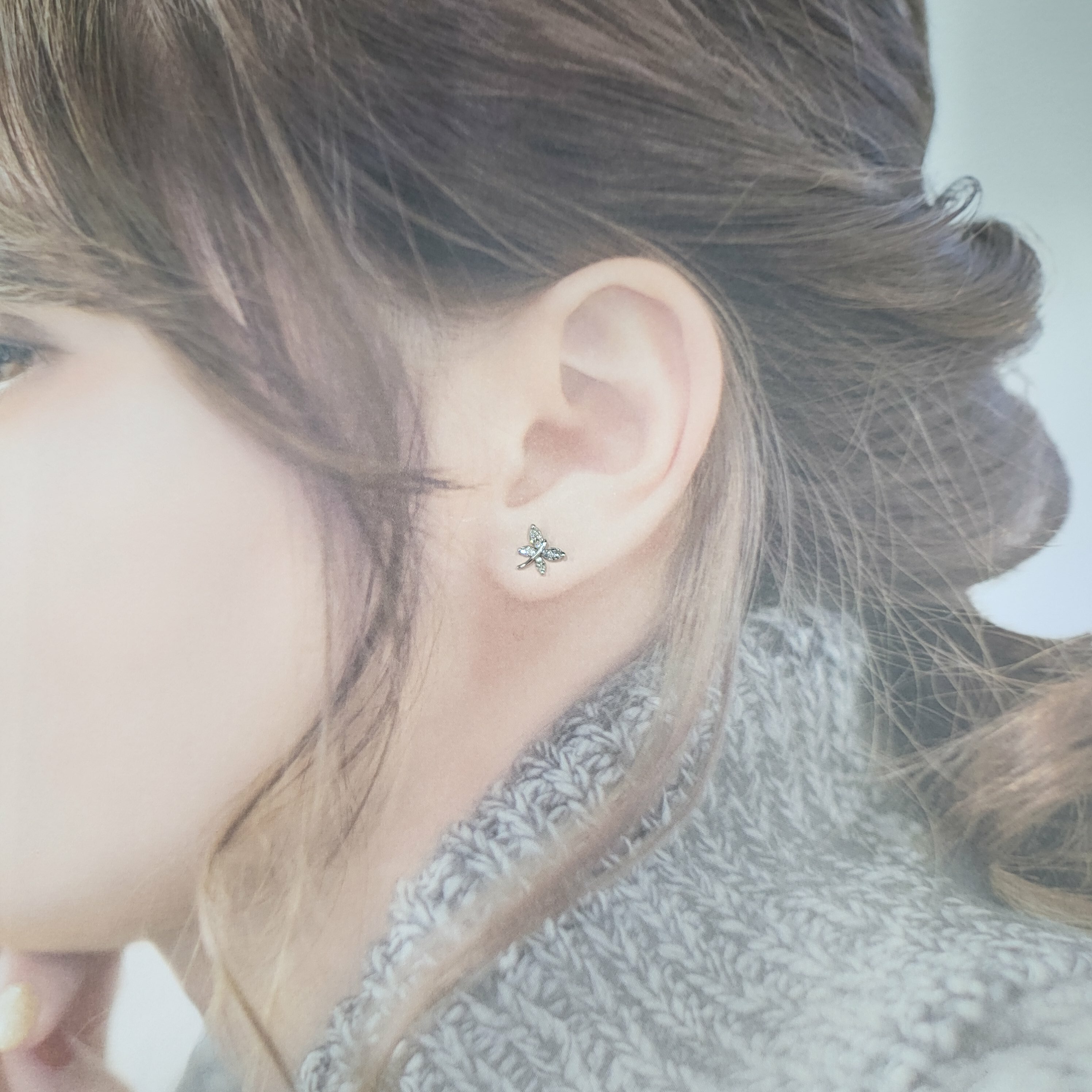 18K White Gold 0.33ct Marquise Diamond Earrings