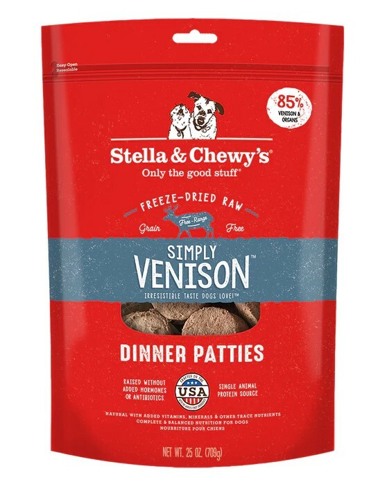 Stella & Chewy's 凍乾生肉主糧單一蛋白系列 鹿肉配方．14oz/25oz