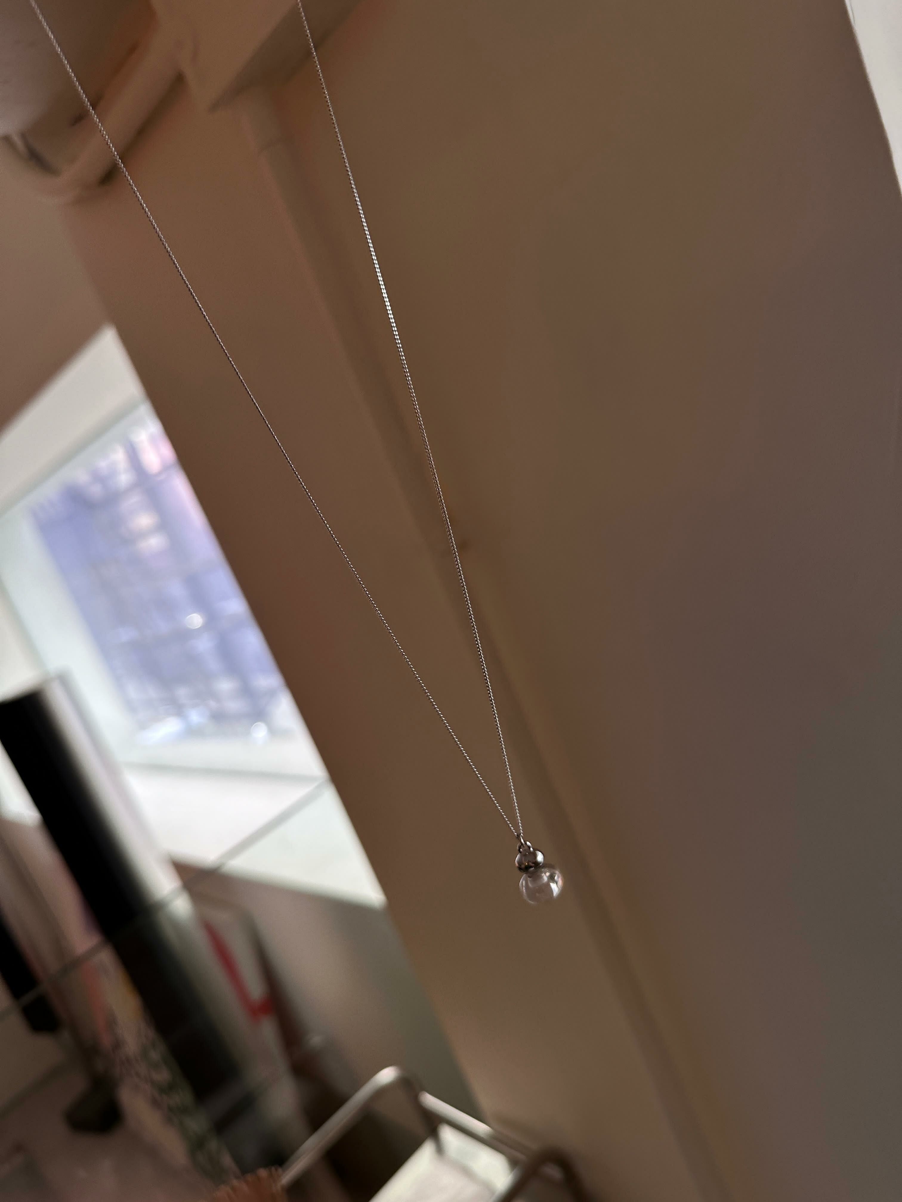 Special bead long necklace