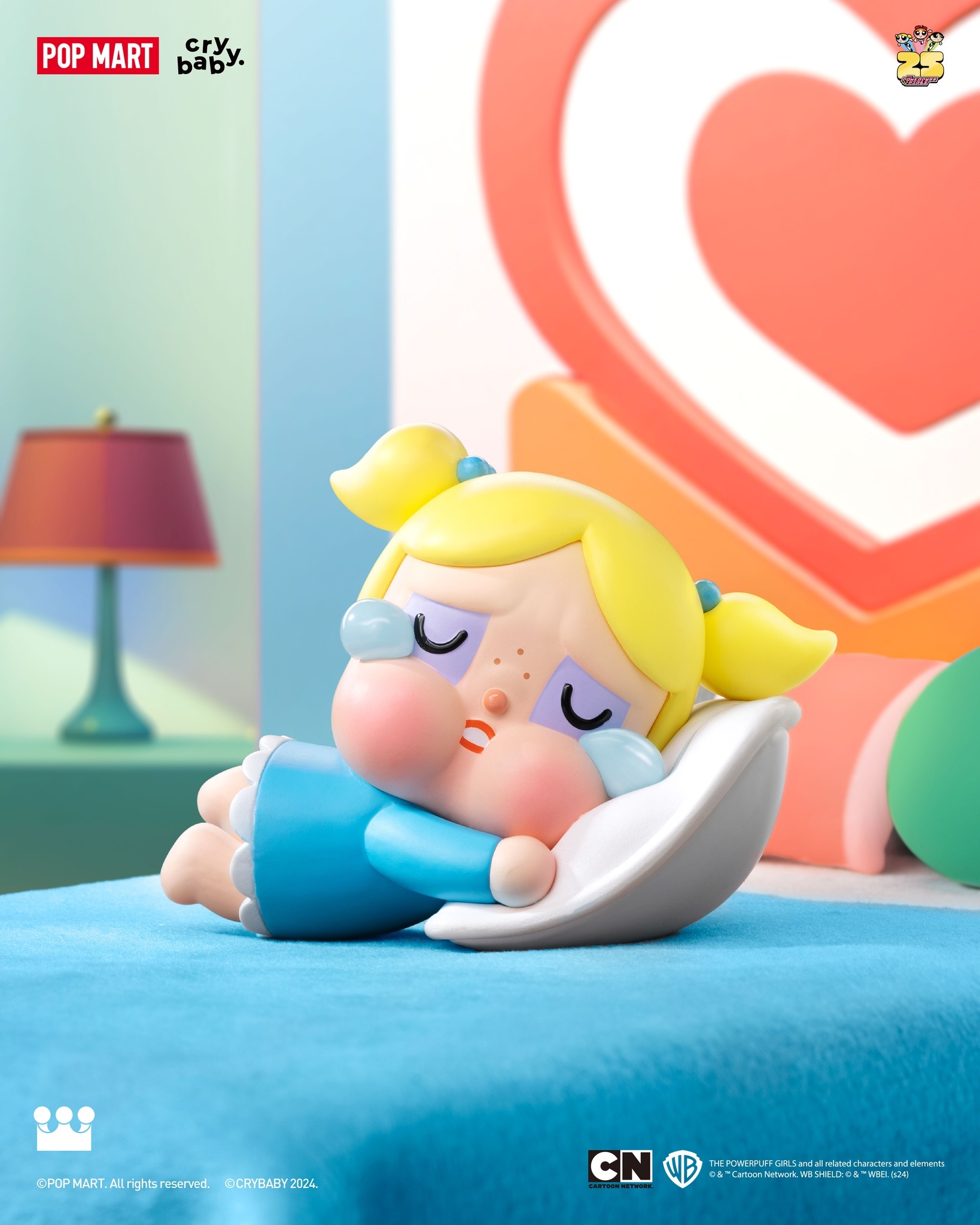 POP MART 泡泡瑪特 CRYBABY 飛天小女警 睡覺泡泡