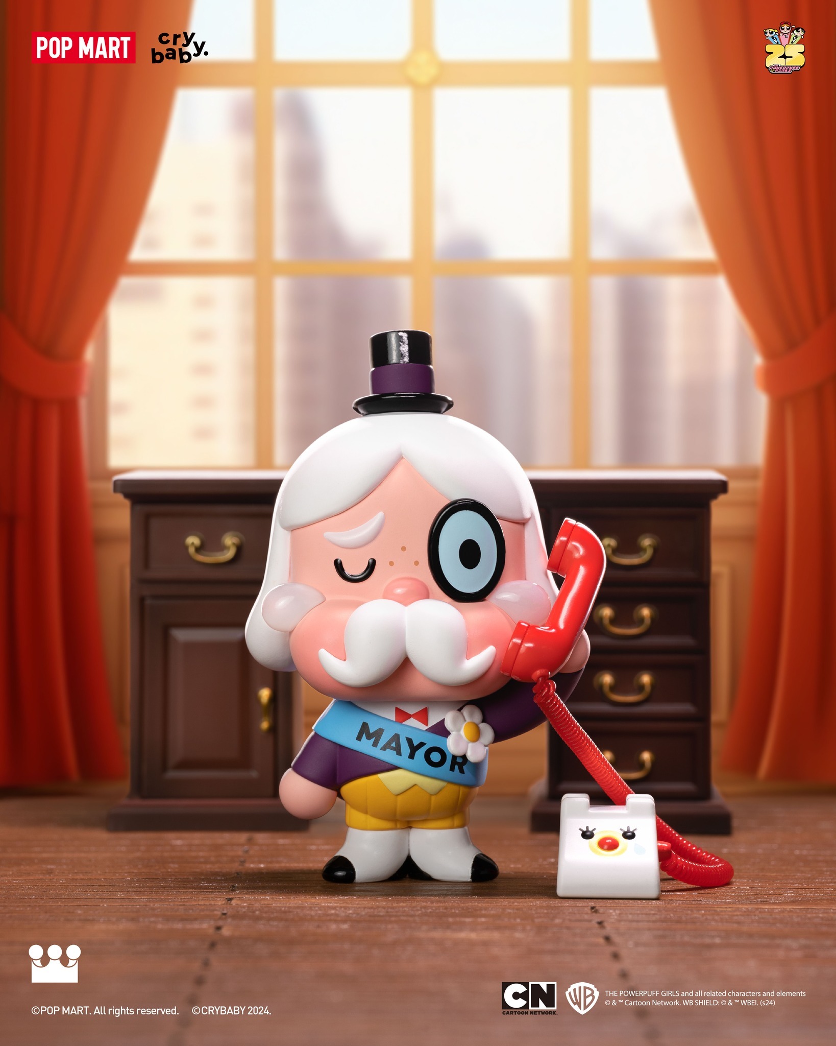 POP MART 泡泡瑪特 CRYBABY 飛天小女警 市長