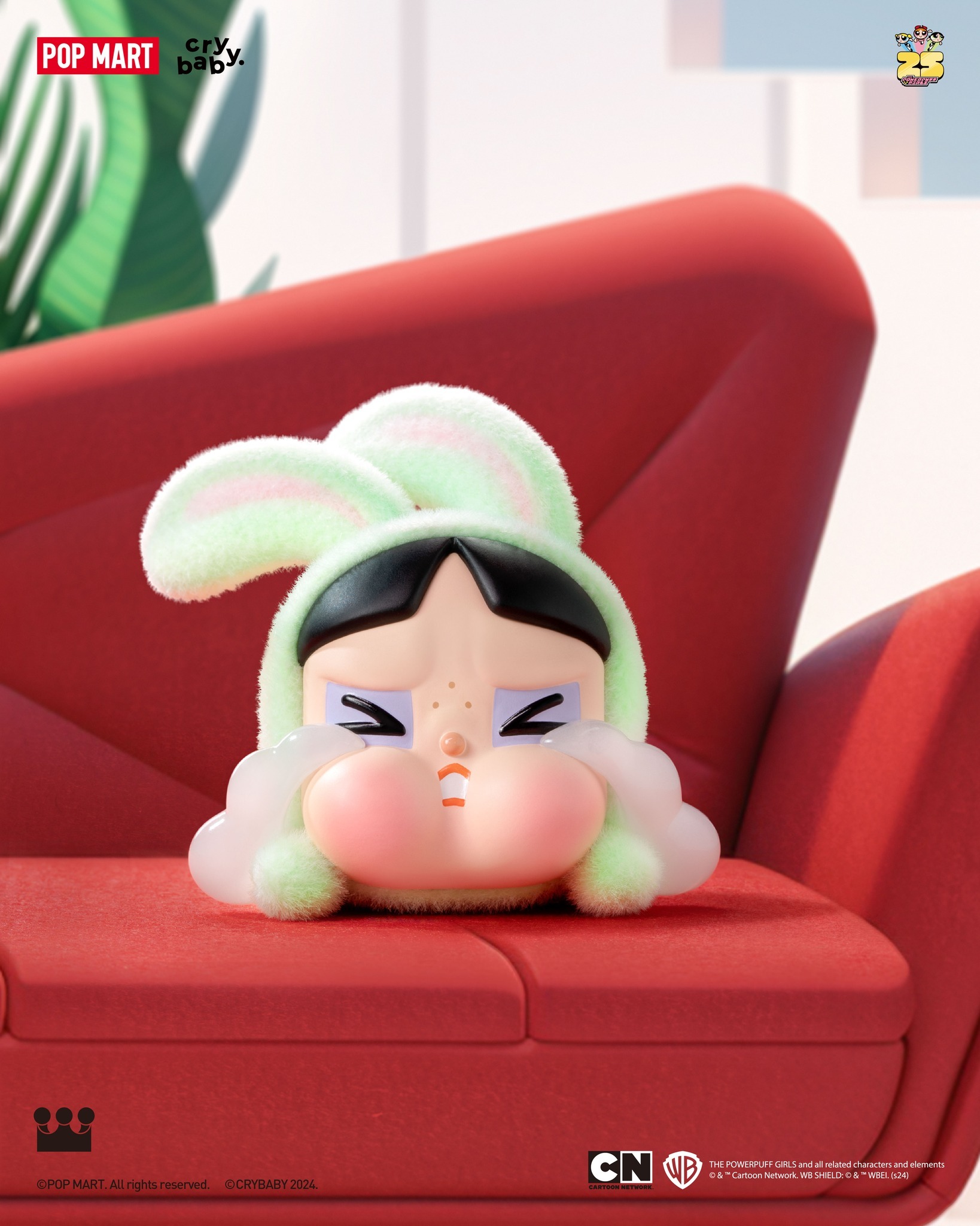 POP MART 泡泡瑪特 CRYBABY 飛天小女警 毛毛兔