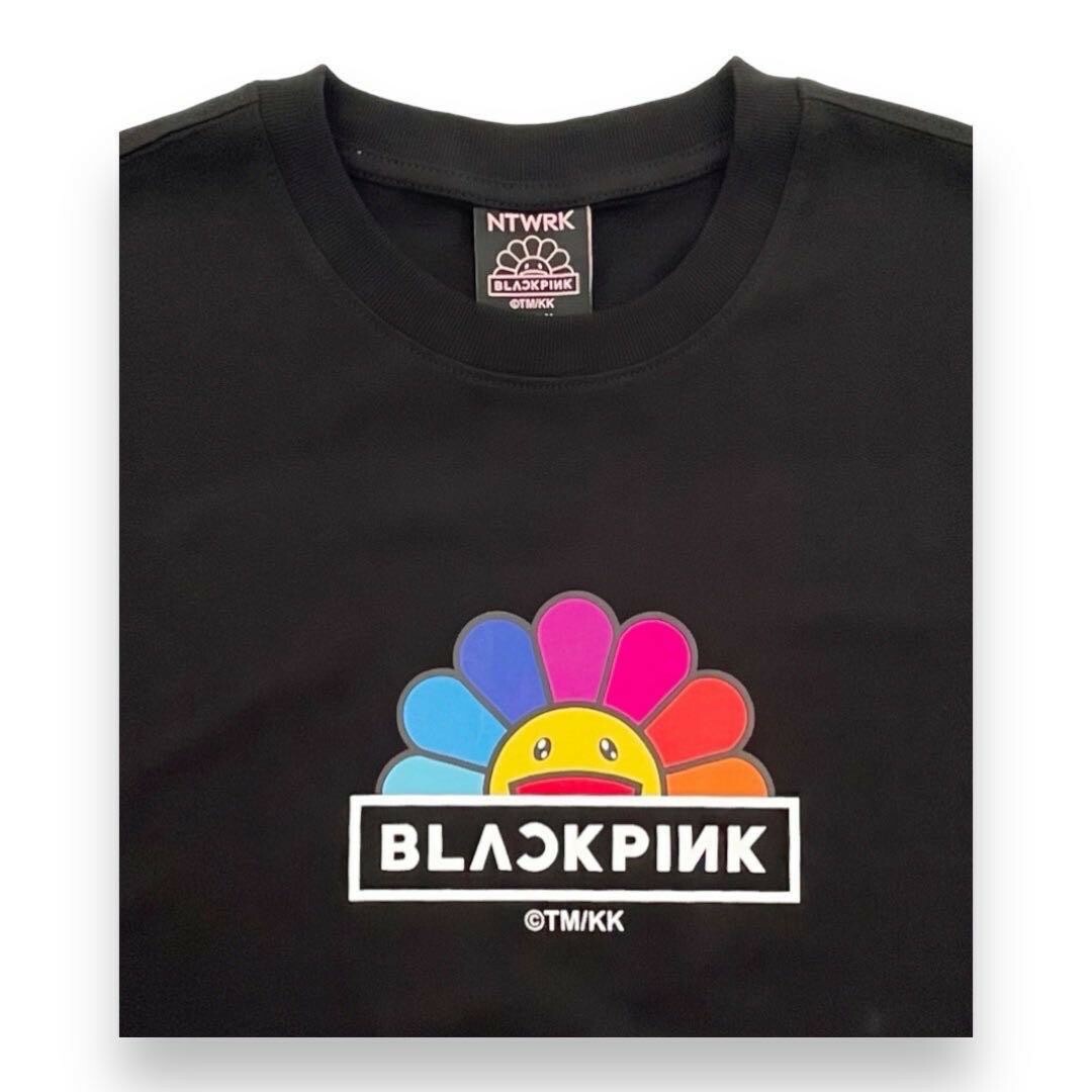 BLACKPINK x 村上隆小花logo短T M