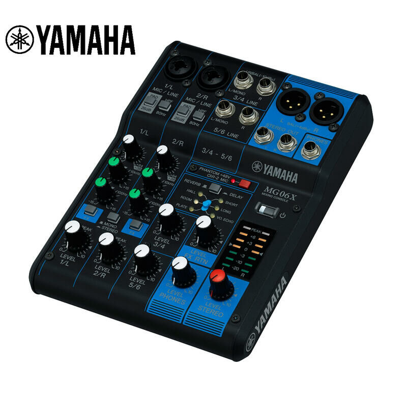 YAMAHA MG06X 6軌 混音器