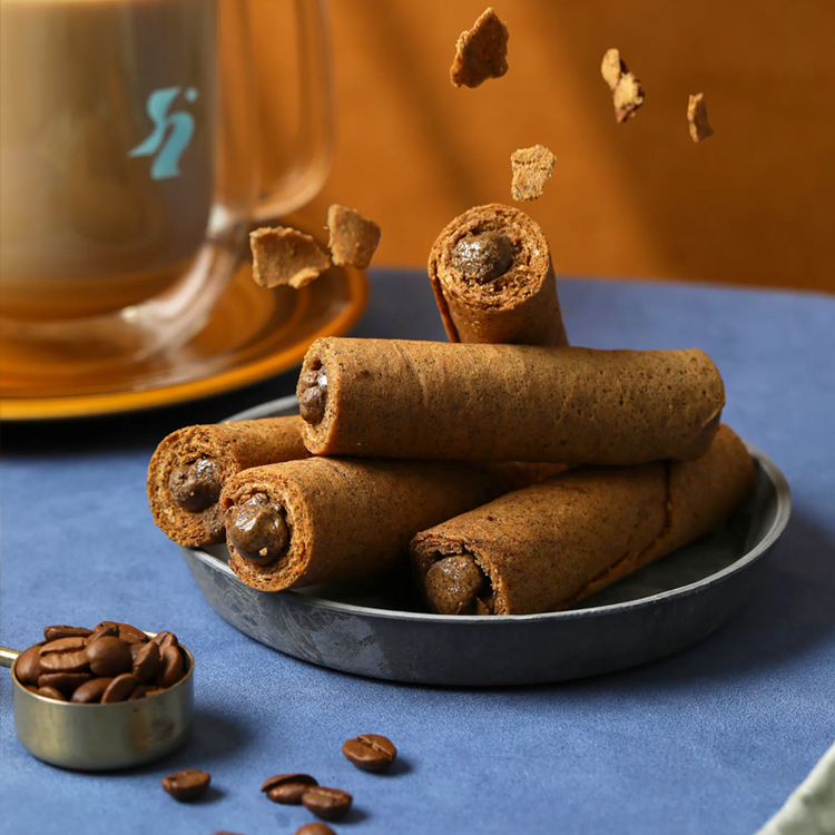 【海邊走走】咖啡拿鐵蛋捲