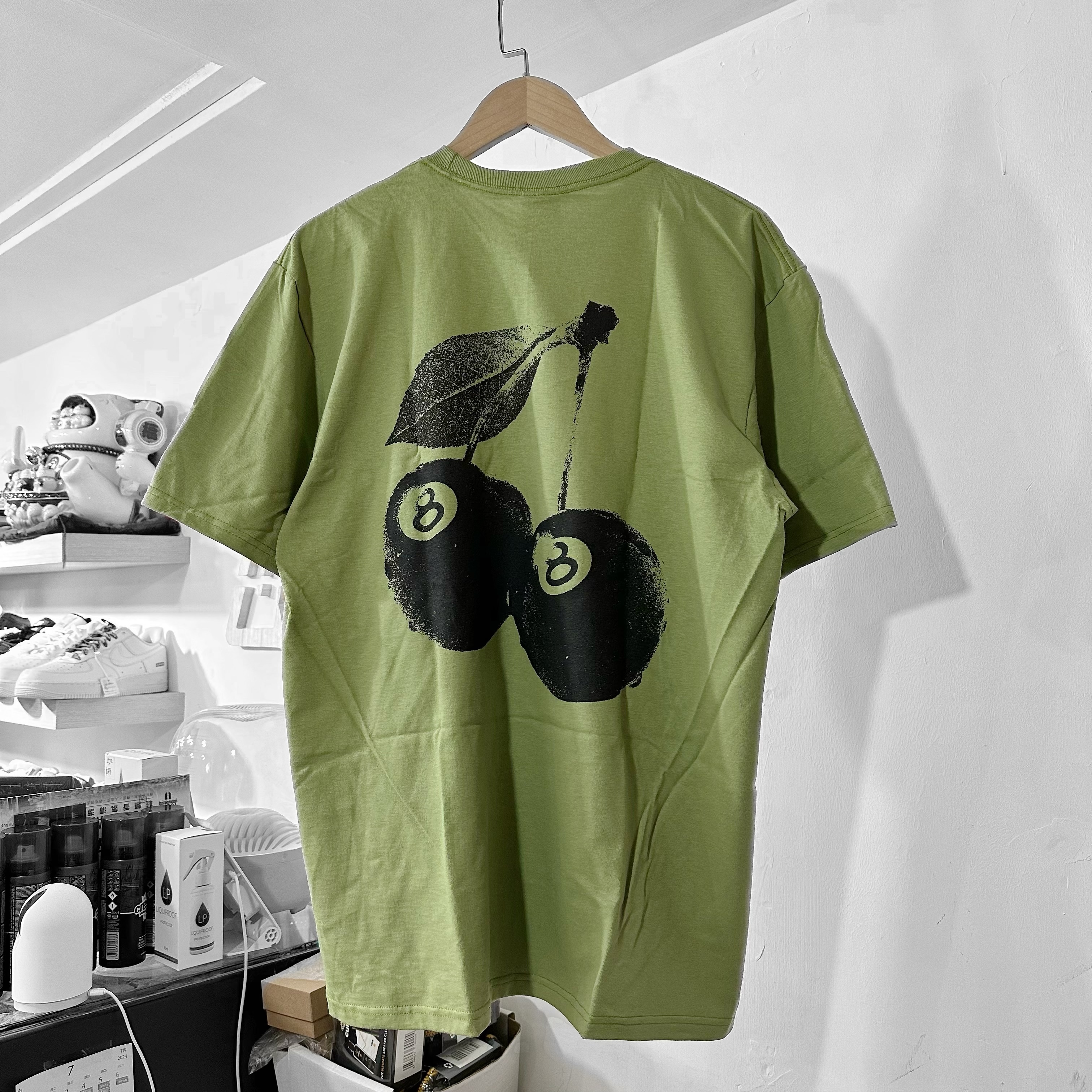★Stussy Cherries T-Shirt Moss★ original.jpeg?1721739409