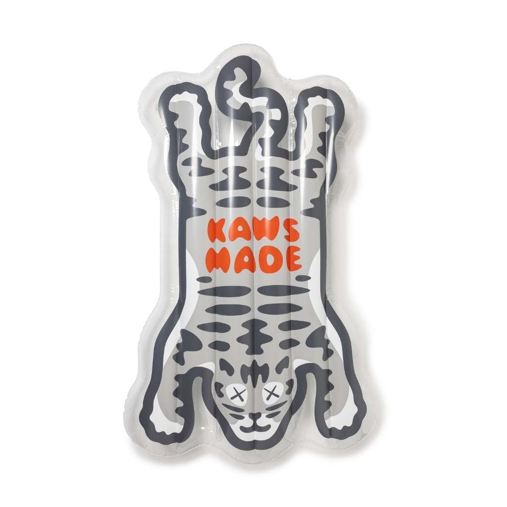 2024SS HUMAN MADE KAWS MADE FLOAT MAT 聯名老虎玩水氣墊