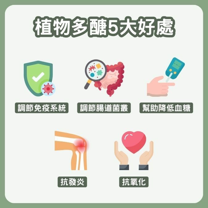 植物多醣五大好處