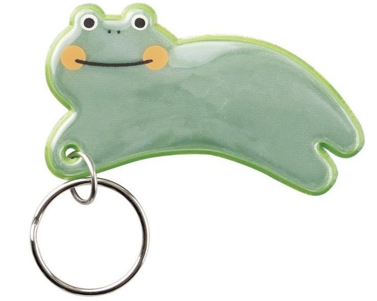 JP 青蛙 反光磁吸鎖匙扣 7531