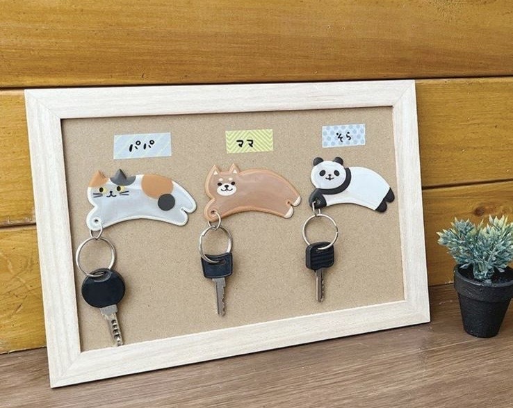 JP 青蛙 反光磁吸鎖匙扣 7531