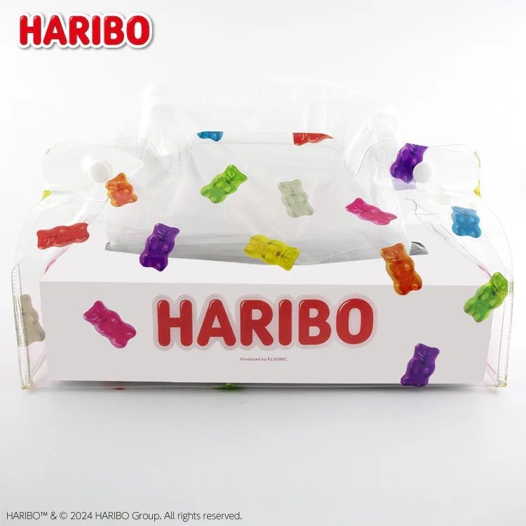 JP 熊仔糖密集式透明紙巾盒 5394