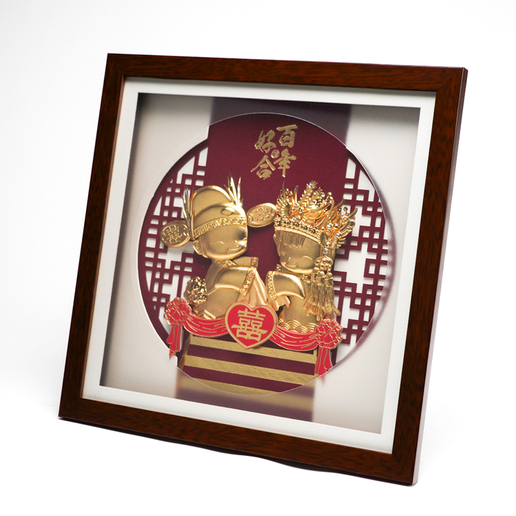 鹿港窯禮品館│吉祥如意結婚娃娃│祝賀新婚的最佳禮品