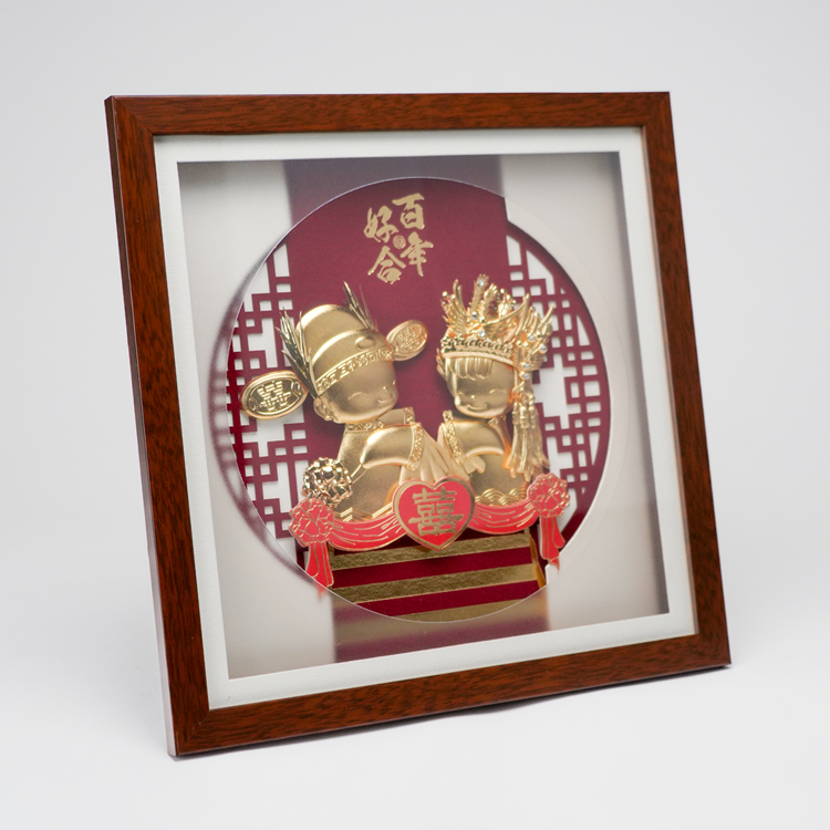 鹿港窯禮品館│吉祥如意結婚娃娃│祝賀新婚的最佳禮品