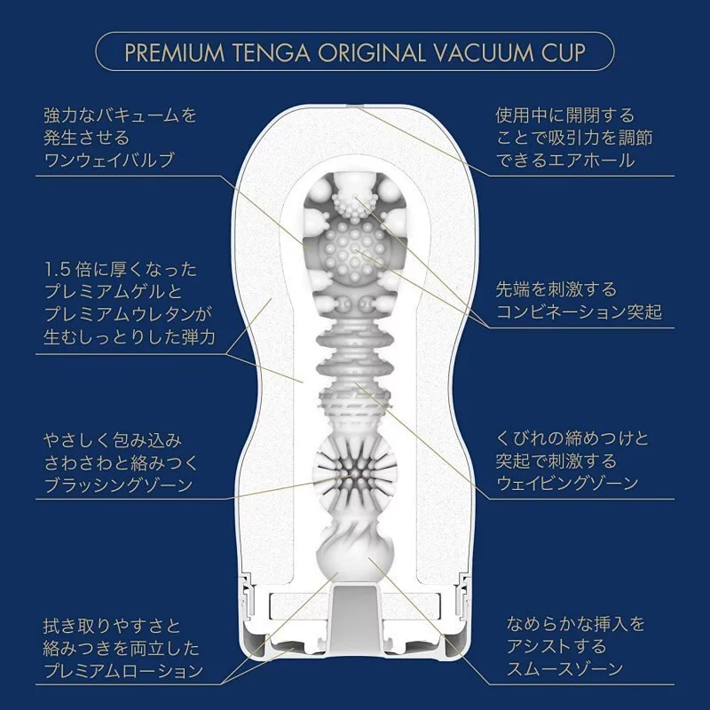 PREMIUM TENGA ORIGINAL VACUUM CUP 第二代 標準型 飛機杯