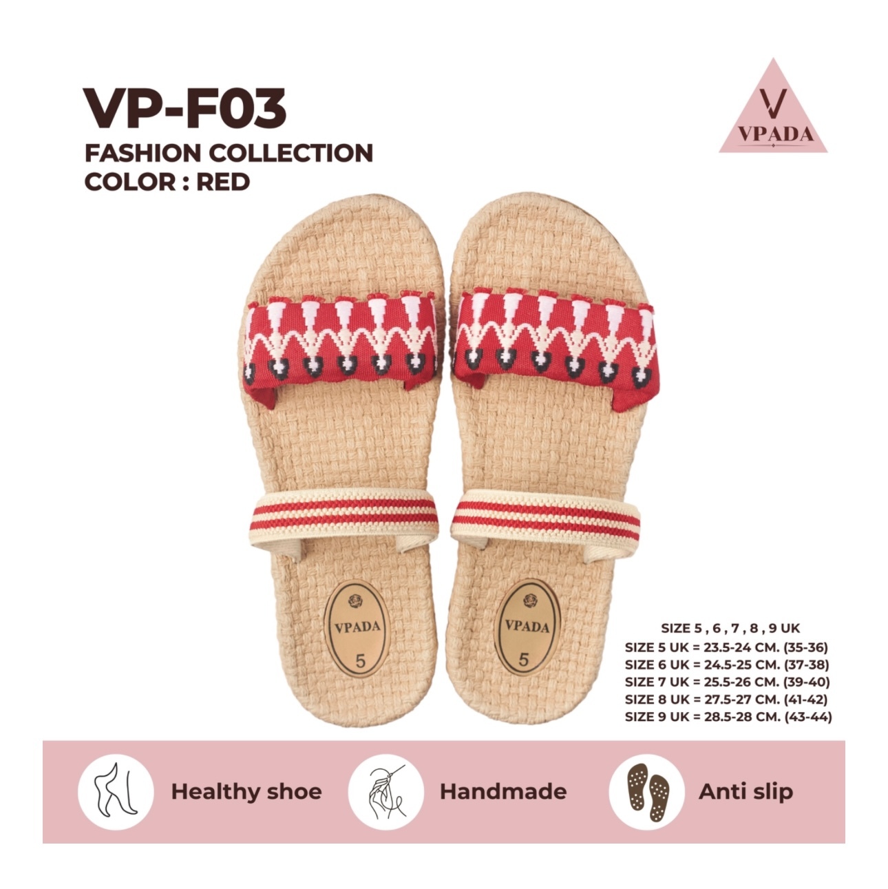 VPADA -涼鞋 （ No: VP- F03 )