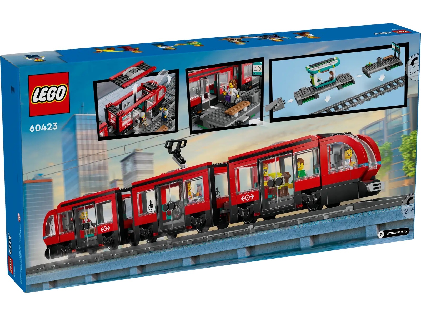 [飛米樂高積木專賣店] LEGO 60423 City-市區路面電車和車站