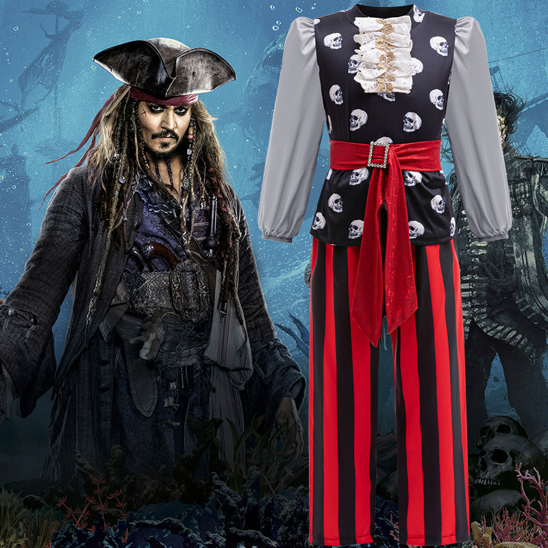 萬聖節 海盜船長服裝 (男童款) 100-150cm D1311