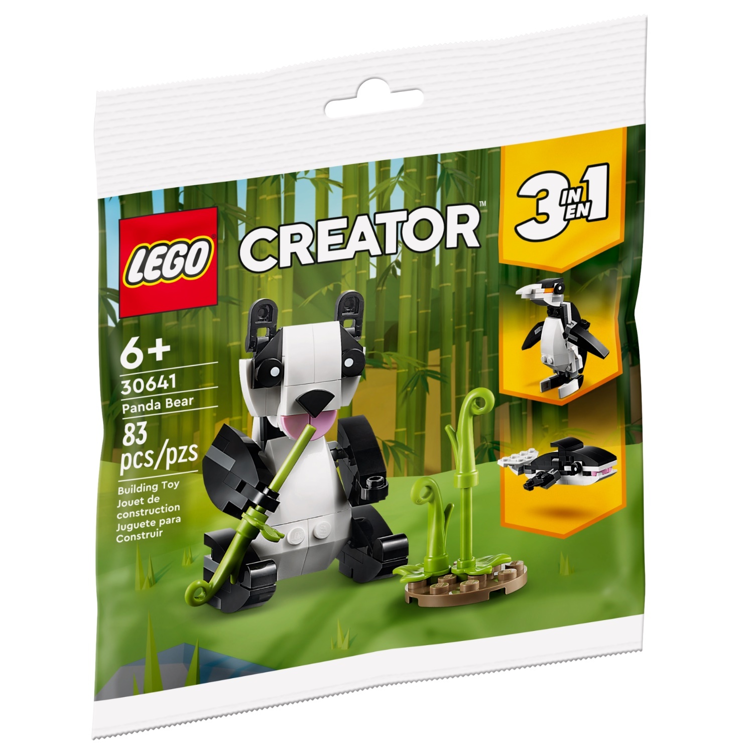 [飛米樂高積木專賣店] LEGO 30641 Polybag creator 三合一 大熊貓