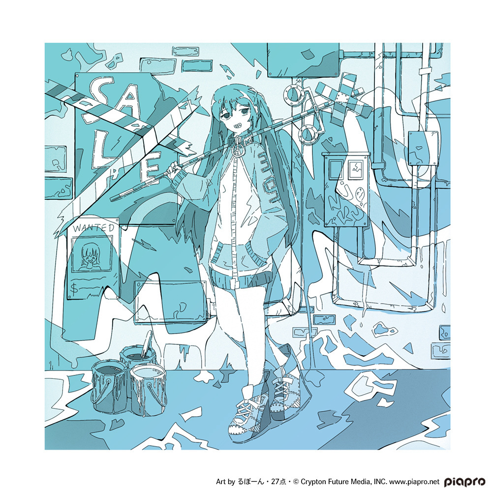 Cospa 0729 初音ミク Tシャツ るぼーん・27点・ Ver. [初音ミク] WHITE