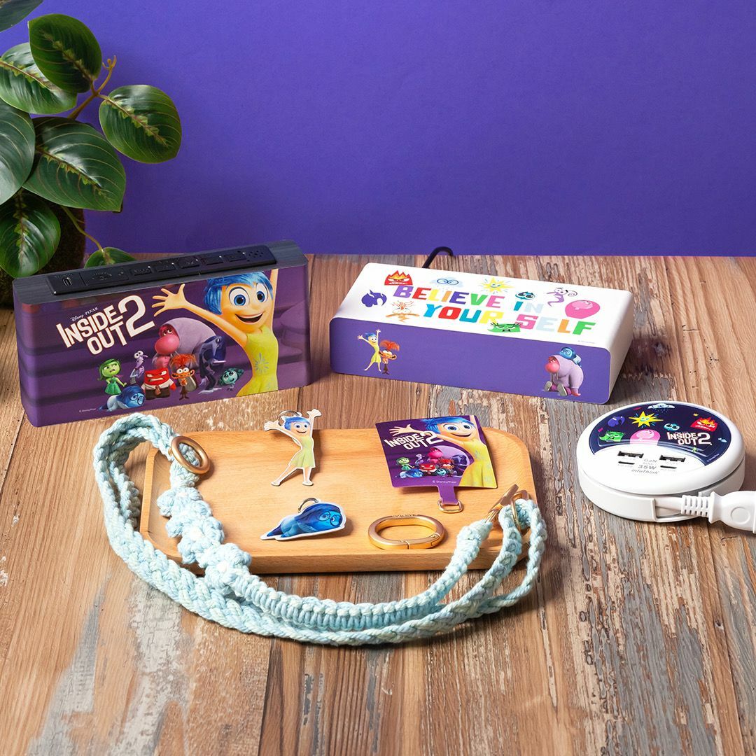 Info think 腦筋急轉彎系列 手機編織頸掛繩